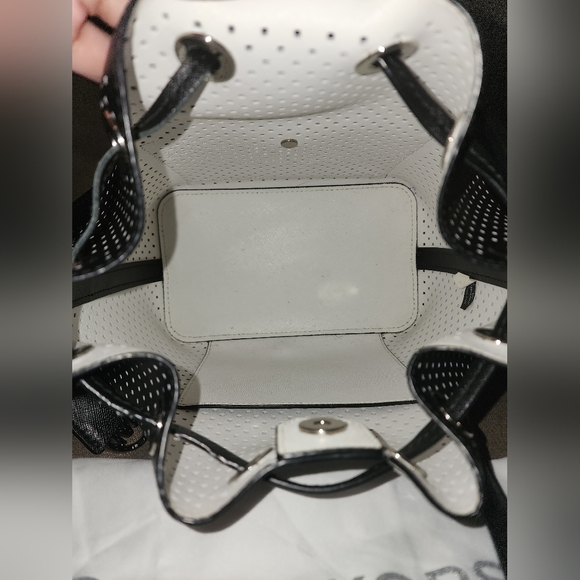 MICHAEL KORS Perforated Leather Bucket Bag - Picture 6 of 15